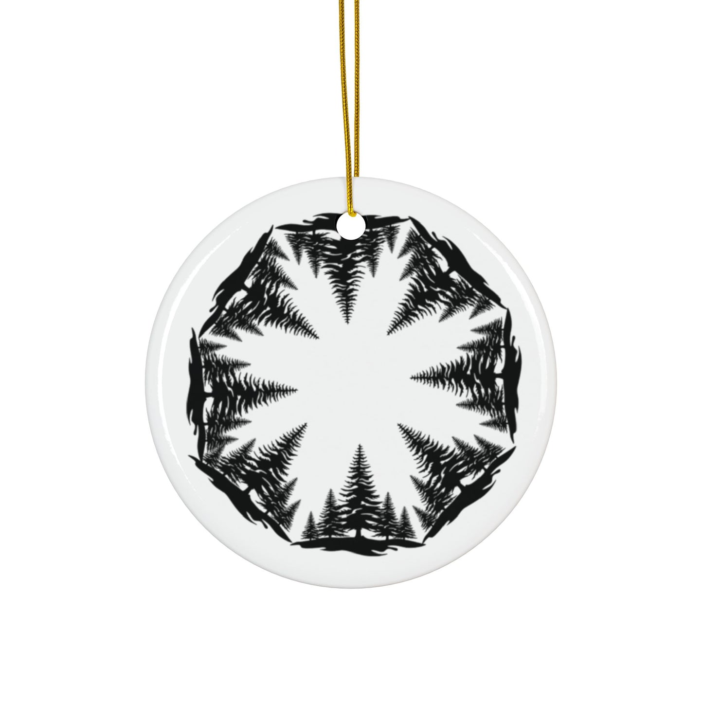 Ceramic 2025 Tree Mandala Double-Sided Christmas Ornament  Just Gigi IFYKYK