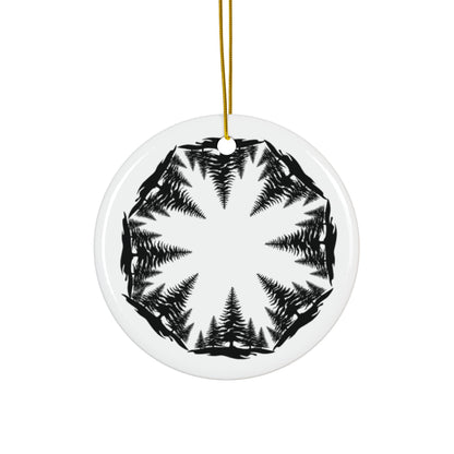 Ceramic 2025 Tree Mandala Double-Sided Christmas Ornament  Just Gigi IFYKYK