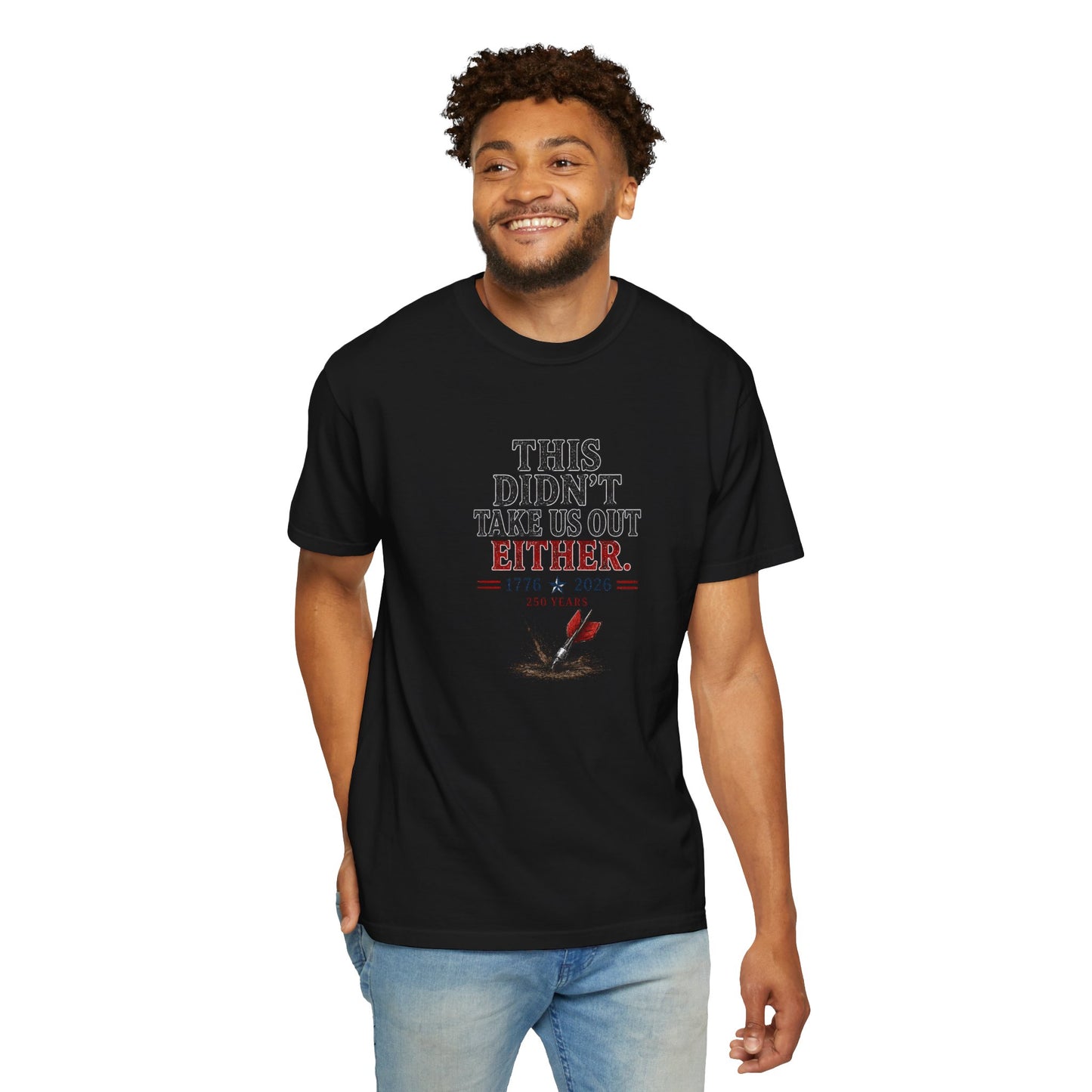Lawn Dart Patriotic Graphic T-Shirt — 250th Anniversary 1776–2026