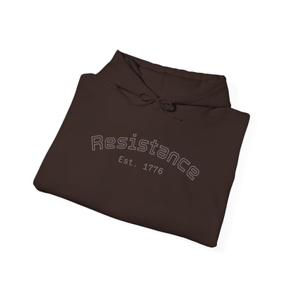 Resistance Hoodie — Vintage Flag Graphic Hooded Sweatshirt (Est. 1776)