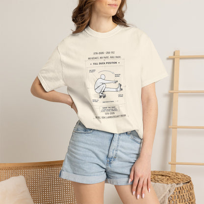 Full Duck Position Blueprint Graphic Tee - Just Gigi IFYKYK