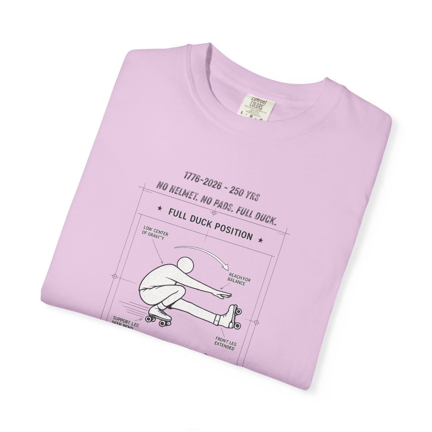 Full Duck Position Blueprint Graphic Tee - Just Gigi IFYKYK