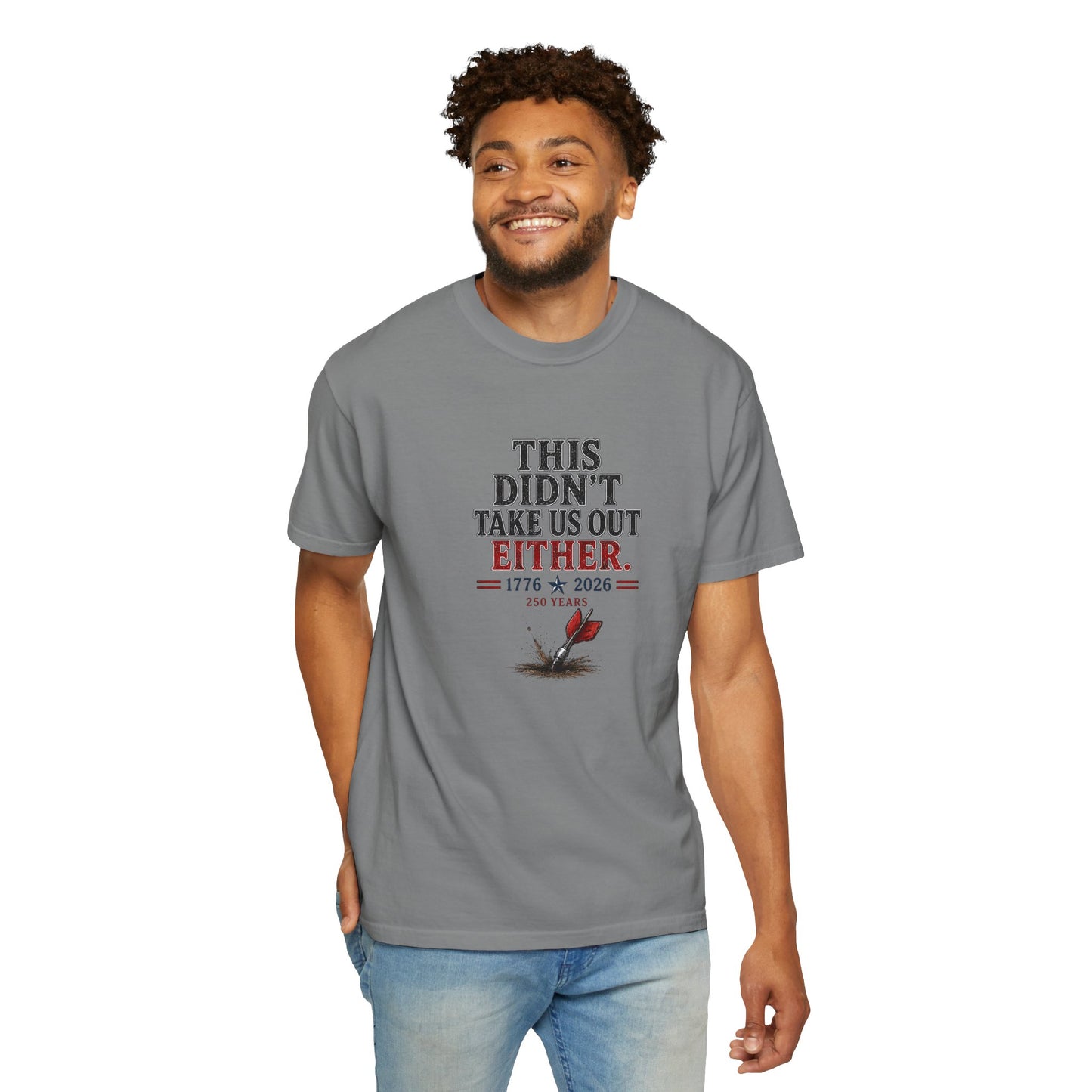 Lawn Dart Patriotic Graphic T-Shirt — 250th Anniversary 1776–2026