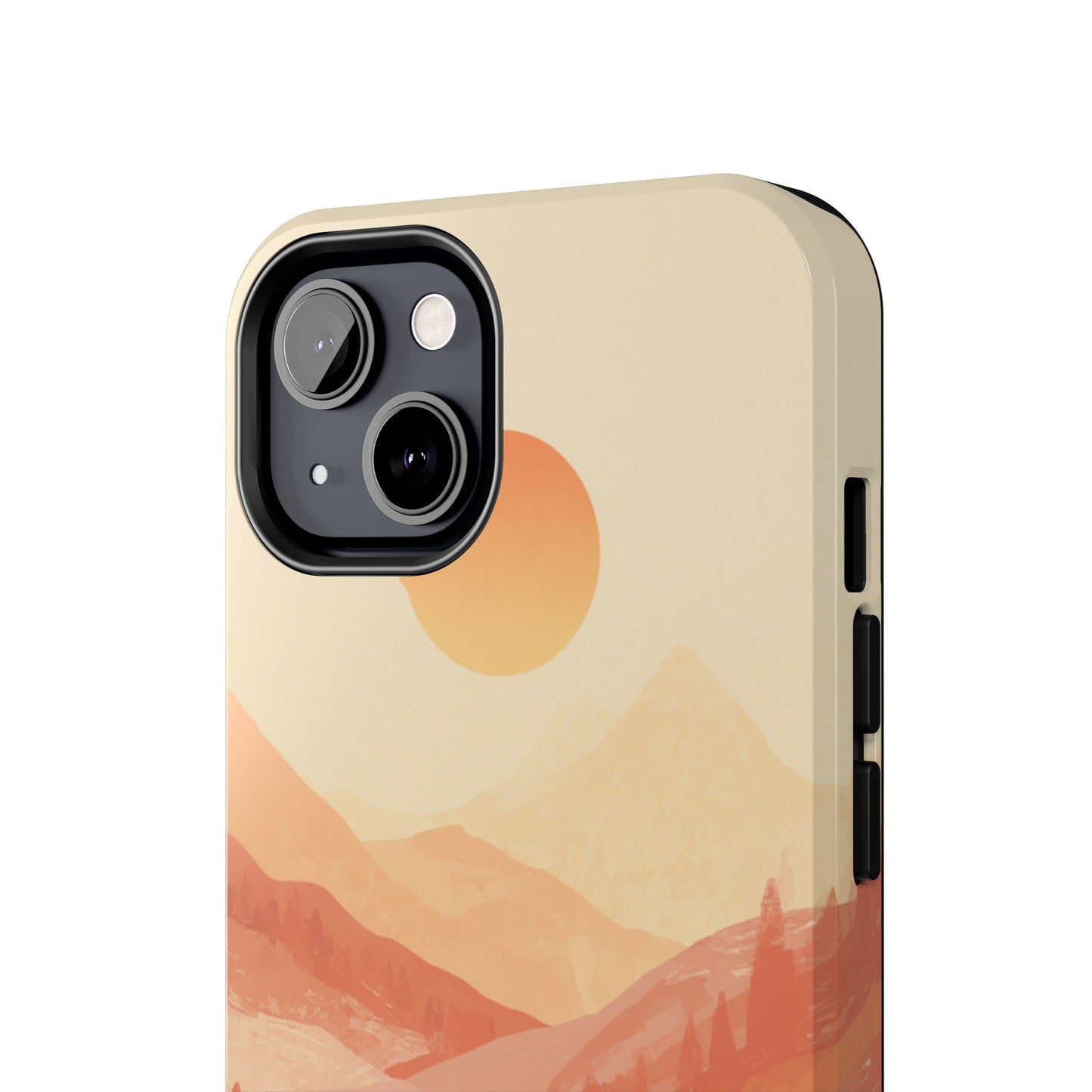 Sunset Mountain Meditation Tough Phone Case - Just Gigi IFYKYK